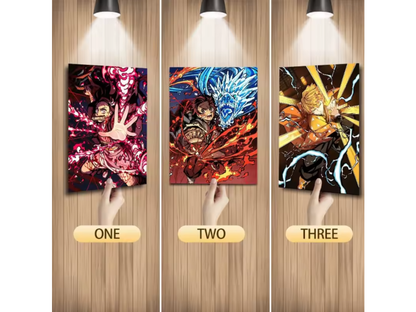 Demon slayer 3d poster