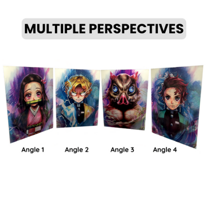 Demon slayer 3d poster